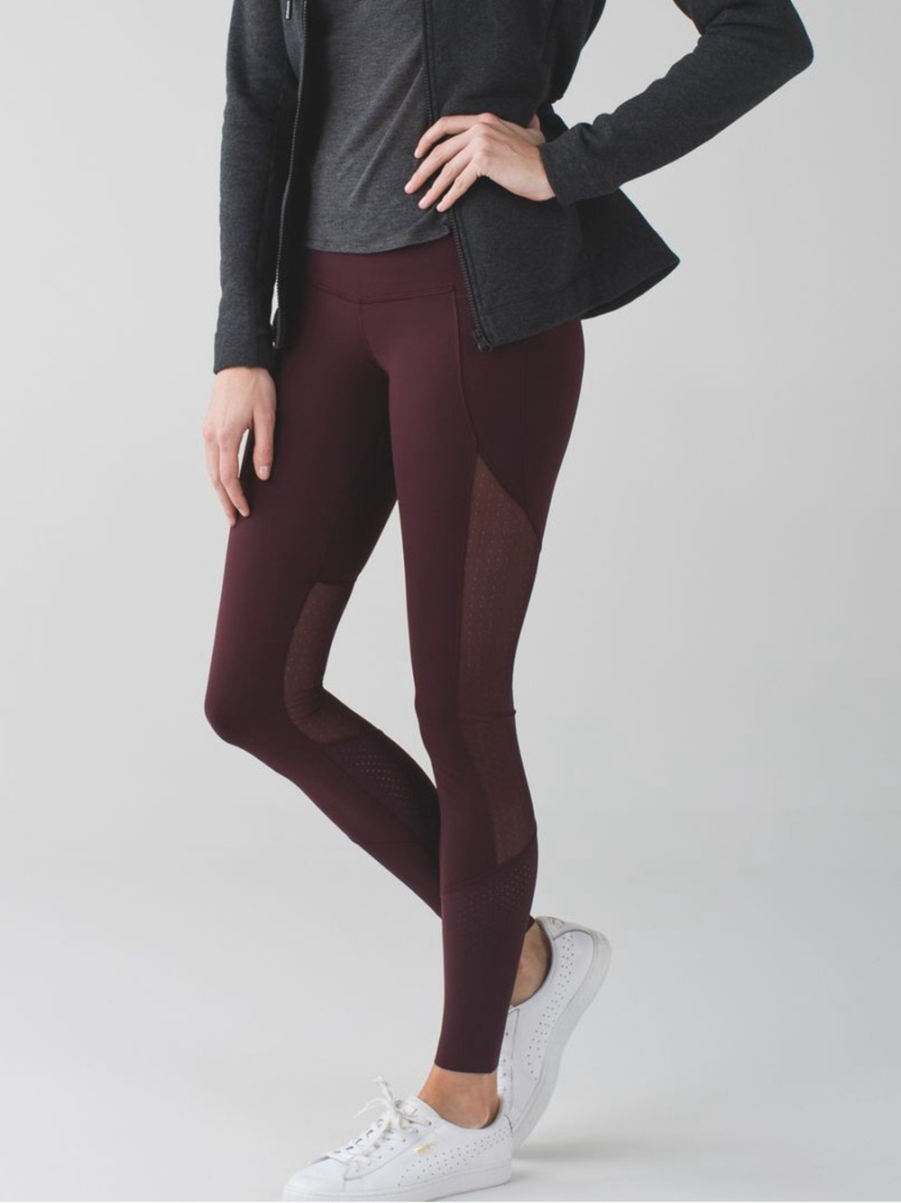 Lululemon Barre Star Pant Full-On Luon Bordeaux Drama Size 8